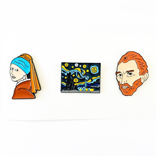 Broş Seti - Van Gogh