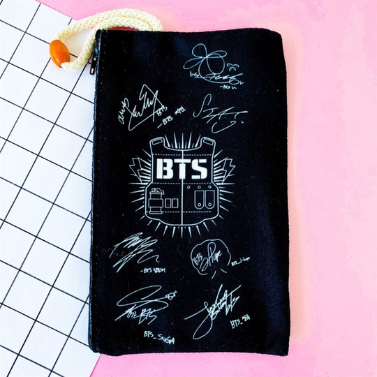 BTS İmza Bez Kalemlik