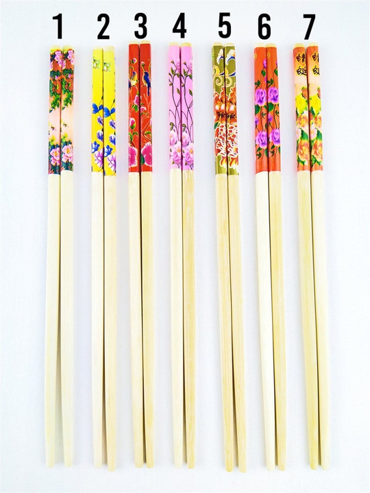 Desenli Bambu Chopstick