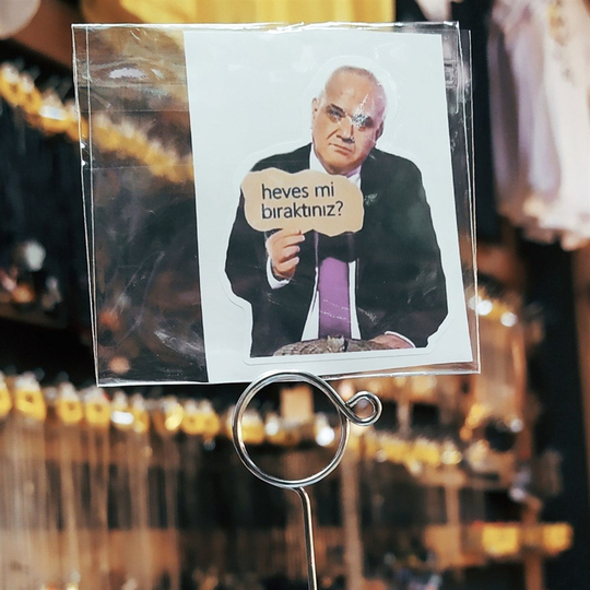 Heves Mi Bıraktınız Sticker