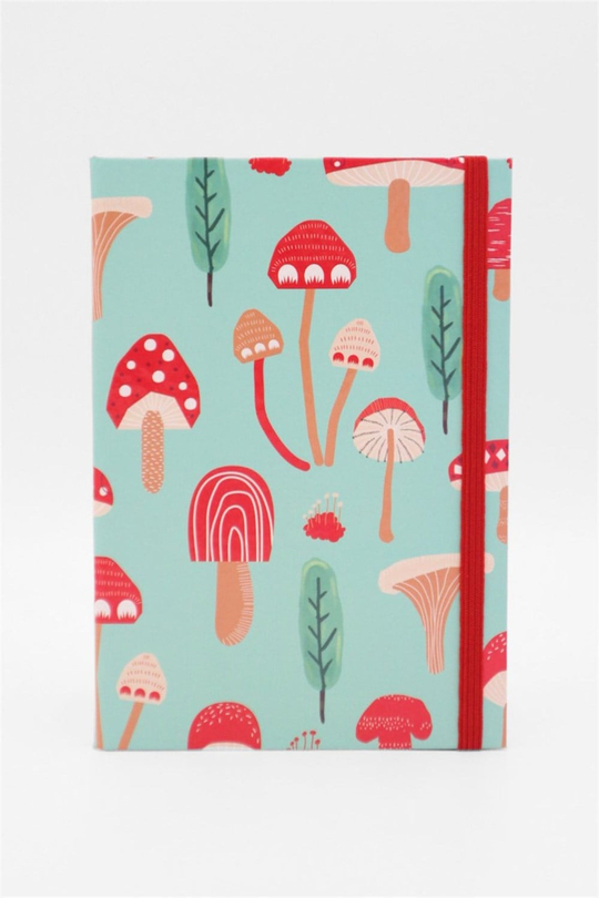Mantar Kolaj Lastikli Defter
