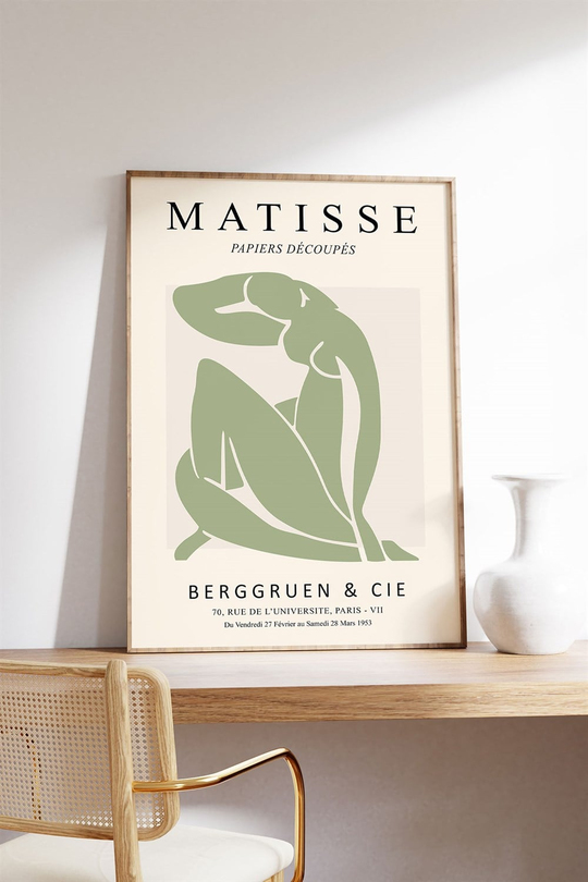 Matisse Cie Green Tablo, Poster - Çerçevesiz