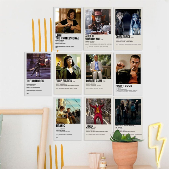 Movie Duvar Posteri Seti