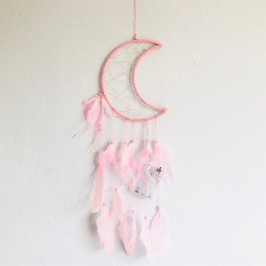 Pembe Moon Işıklı Düş Kapanı