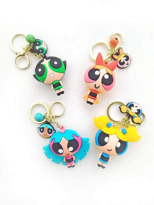 Powerpuff Girl 3D Anahtarlık/Çanta Askısı