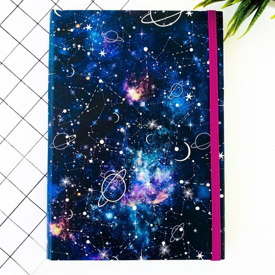 Saturn Galaxy Defter Lastikli Orta Boy
