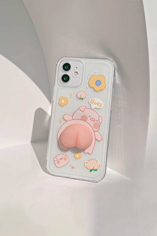 Sevimli Şeffaf Iphone 13 Telefon Kılıfı 