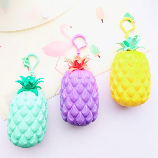 Silikon Ananas Cüzdan
