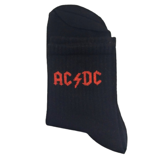 Siyah  ACDC Çorap