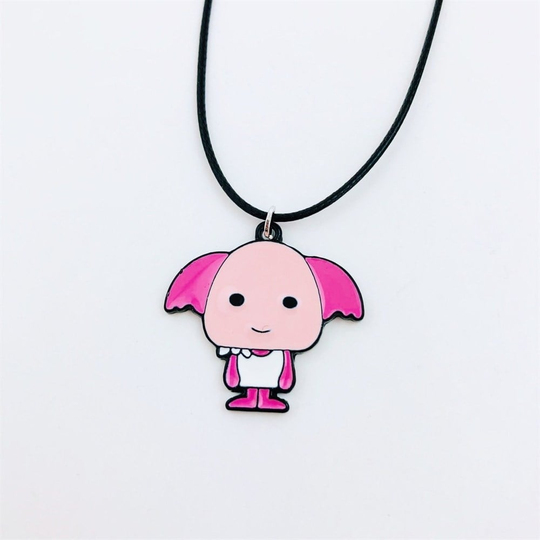 Siyah İpli Dobby Karakter Kolye