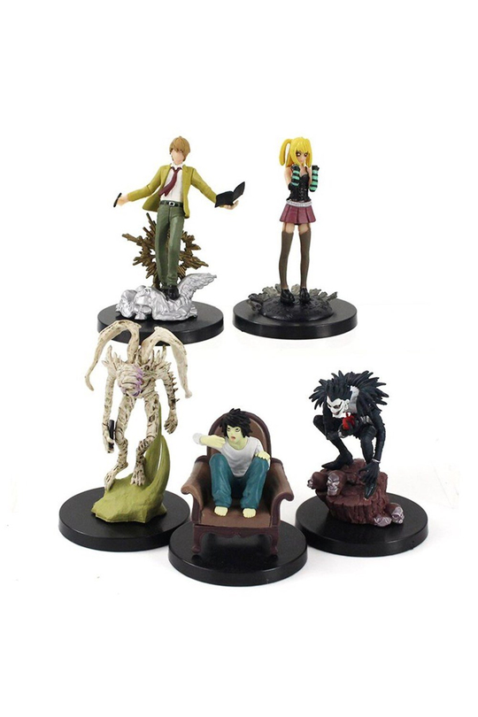 5' li Death Note Yagami Light Killer Ryuk Rem Figür Seti
