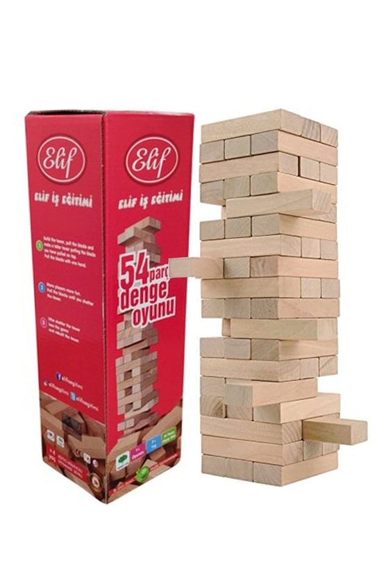54 Parçalı Denge Oyunu Jenga