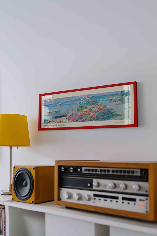 Abbott Fuller Graves Bahçe Manzarası Panoramik Çerçeveli Tablo 