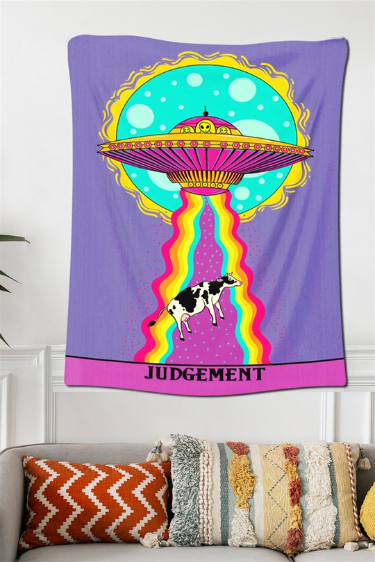 Alien Cow Duvar Halısı 70x100 cm