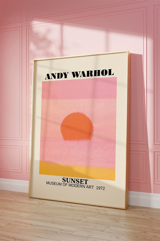Andy Warhol Tablo, Poster - Çerçevesiz