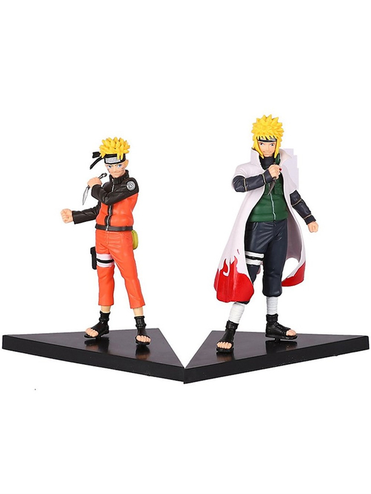 Anime Naruto Shippuden Uzumaki Minato Namikaze İkili Figür Seti