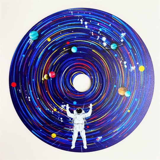 Astronot Gezegenler Cd Boyama Dekor