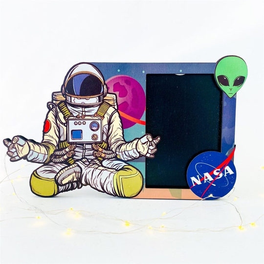 Astronot Nasa Ahşap Çerçeve