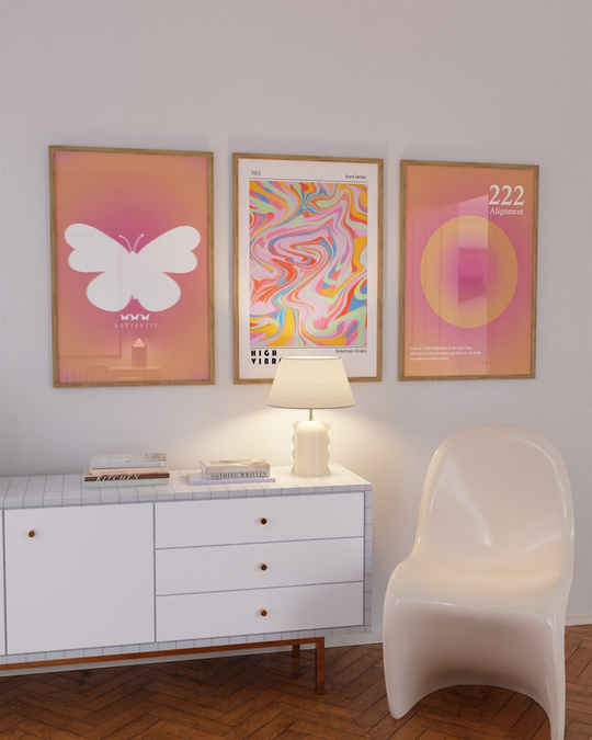 Aura Angel 3'lü Tablo, Poster Seti