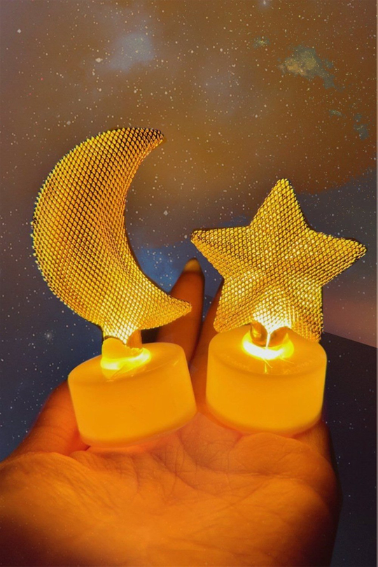 Ay Yıldız Mini Gece Lambası