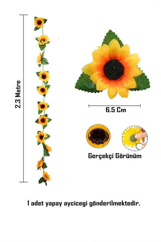Ayçiçeği Yapay Sarmaşık 