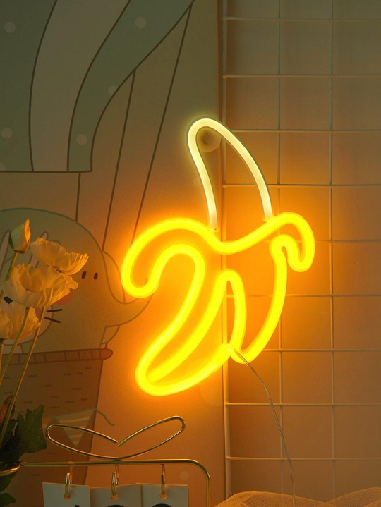 Banana Muz Neon Duvar Dekoru