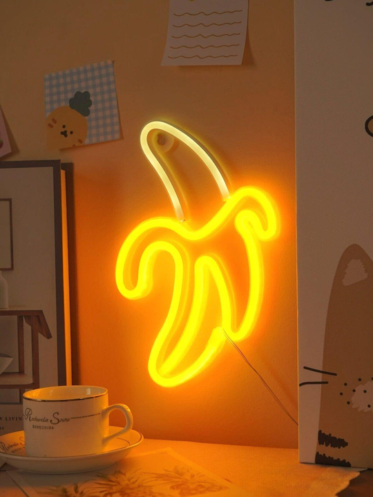 Banana Muz Neon Duvar Dekoru