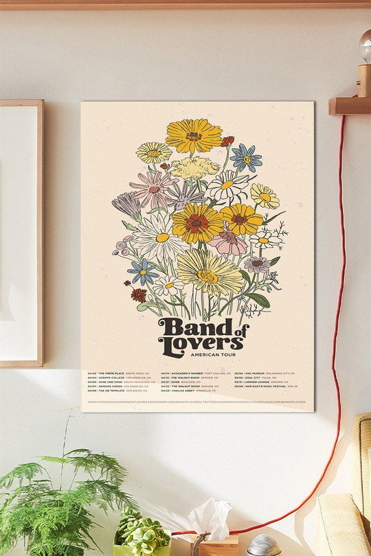 Band Of Lovers Duvar Posteri Büyük Boy 45x30 Cm