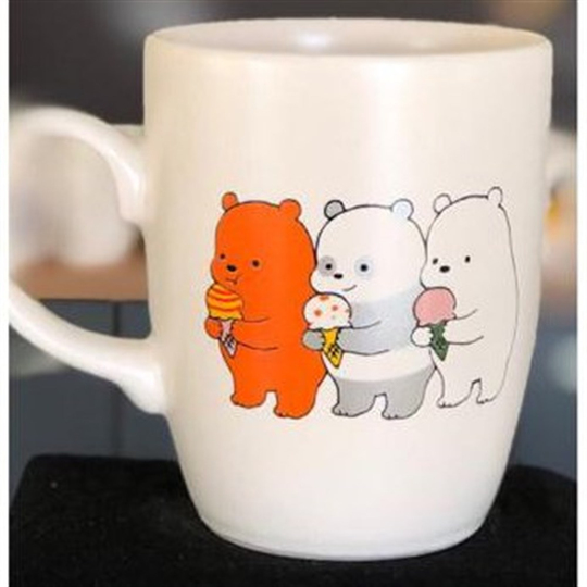 Bare Bears Beyaz Kupa