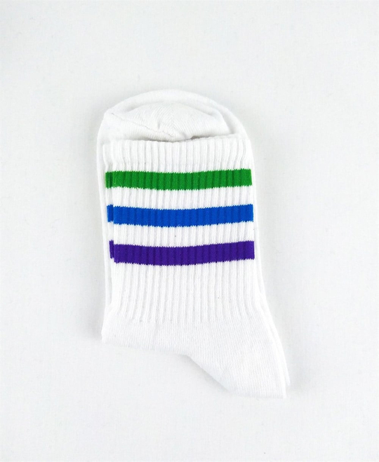 Basic Çizgiler Unisex 6'lı Çorap Kutusu