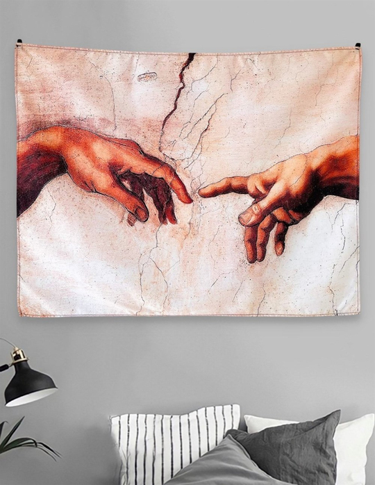 Bej Michelangelo Duvar Halısı 70X95 cm
