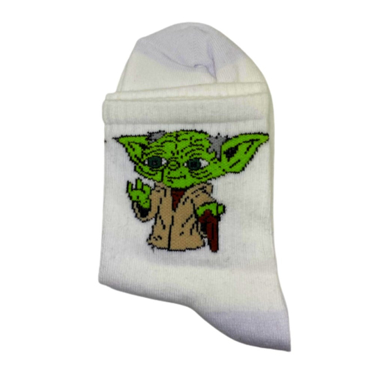 Beyaz Yoda Çorap