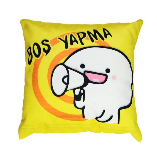 Boş Yapma Sarı Yastık