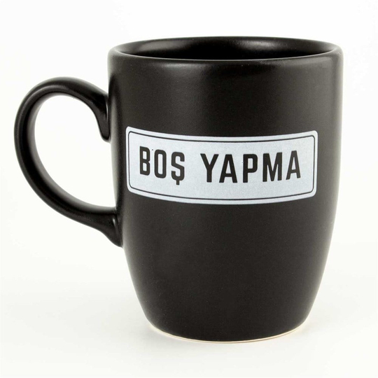 Boş Yapma Siyah Kupa