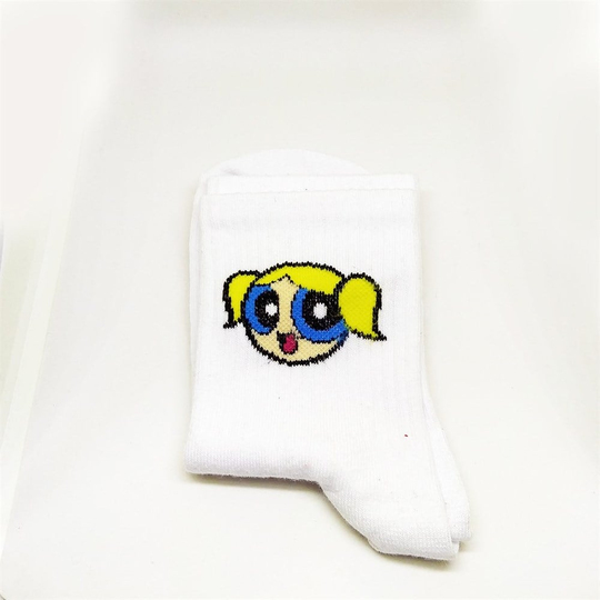 Bubbles Powerpuff Girl Çorap