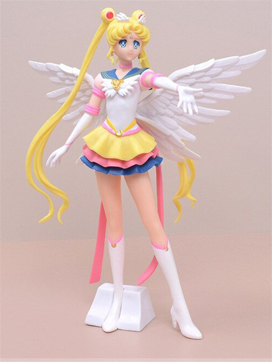 Büyük Boy 23CM Sailor Moon Figür Kanatlı