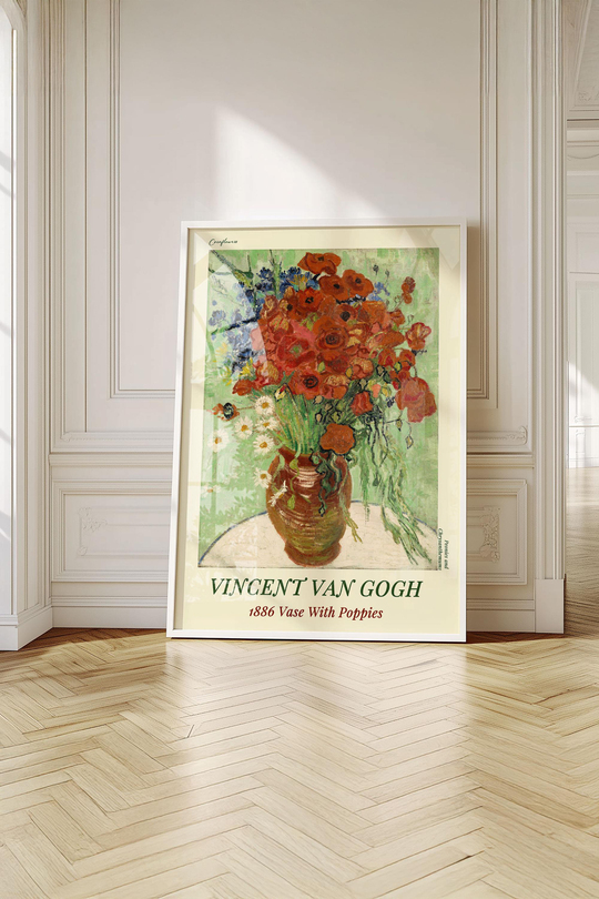 Çerçeveli Modern Sanat İkonları: Van Gogh & Picasso 3'lü Premium Tablo Seti