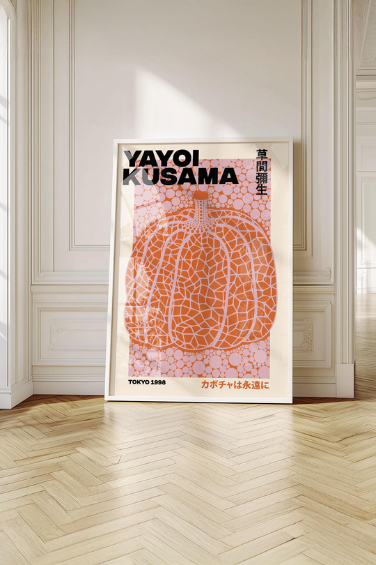 Çerçeveli Yayoi Kusama 