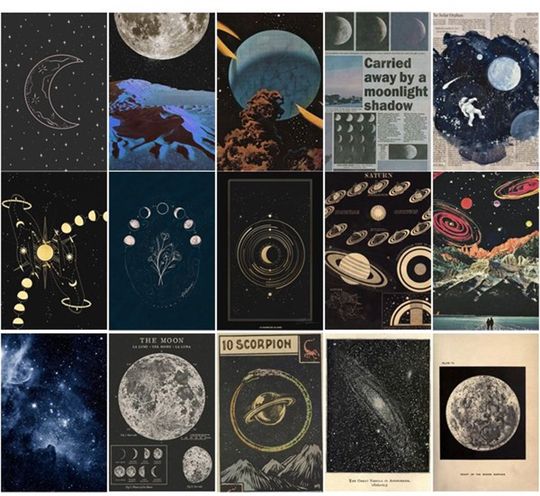 Cosmic 60' lı Duvar Posteri Seti