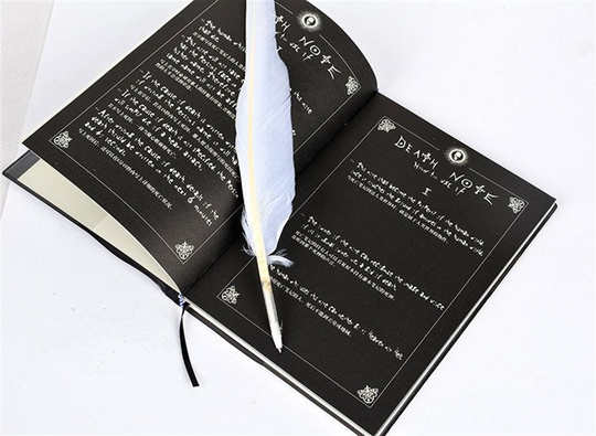 Death Note Anime Deri Defter