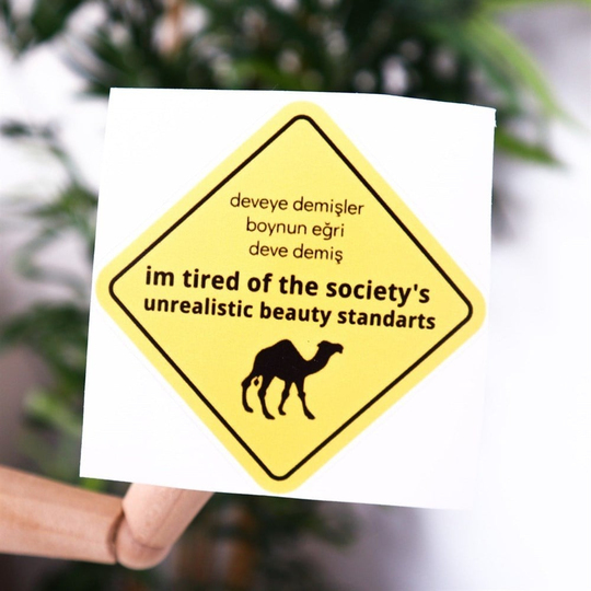 Deveye Demişler Sticker