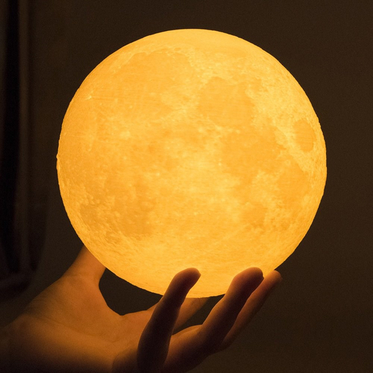 Dokunmatik Moon 3D Ay Gece Lambası
