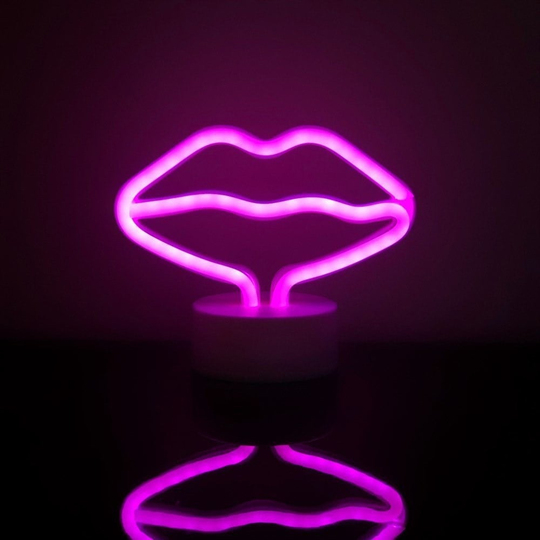 Dudak Neon Led Işık