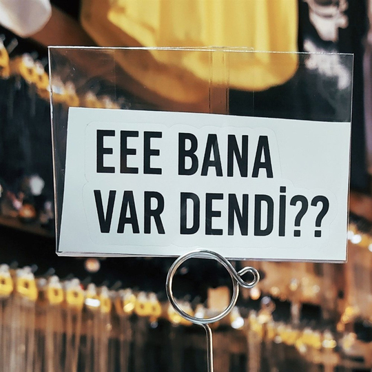 Eee Bana Var Dendi Sticker