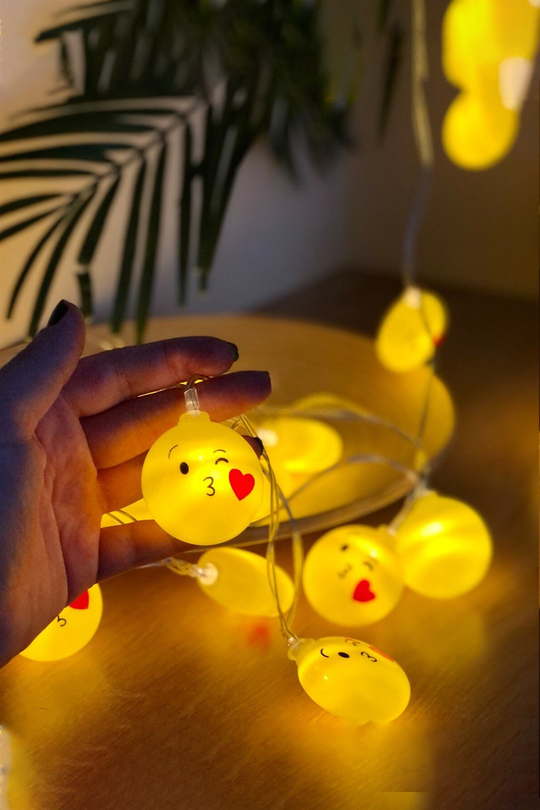 Emoji Dekoratif Lamba Led Dizesi