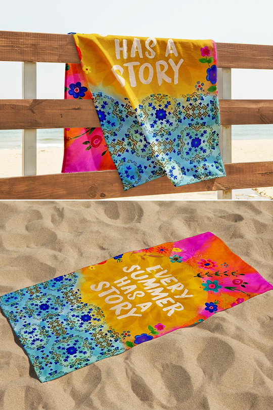 Every Summer Has A Story Mikrofiber Plaj Havlusu 150x75 cm