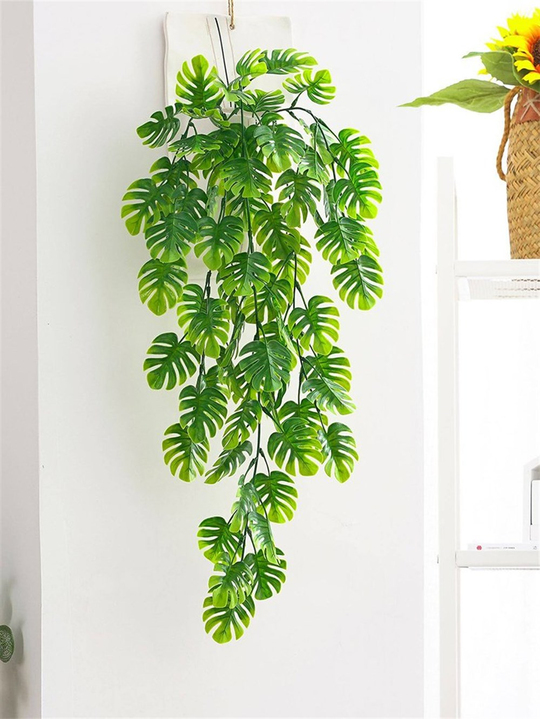 Fairy Core Botanical Deve Tabanı Sarkan 5 Dallı 80cm Monstera