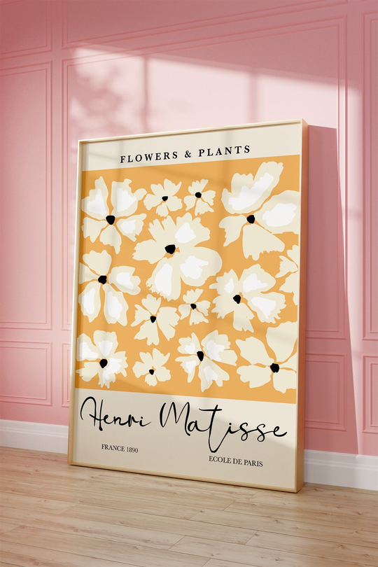 Flower & Plant Hanri Matisse Tablo, Poster - Çerçevesiz
