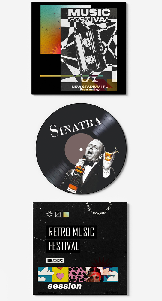 Frank Sinatra Plak Duvar Dekoru
