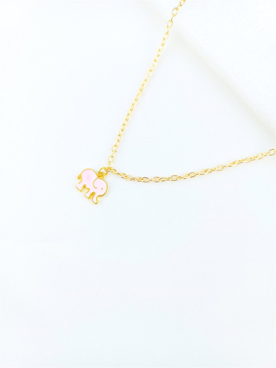 Gold Pembe Fil Kolye